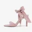 Enkla Röd Casual Mocka Rosett Sandaler Dam 2020 8 cm Stilettklackar Peep Toe Sandaler