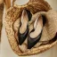 Modest / Simple Black Casual Leather Womens Sandals 2020 Pierced Flat Pointed Toe Sandals