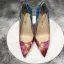 Fashion Starry Sky Multi-Colors Cocktail Party Pumps 2020 Patent Leather 12 cm Stiletto Heels Pointed Toe Pumps