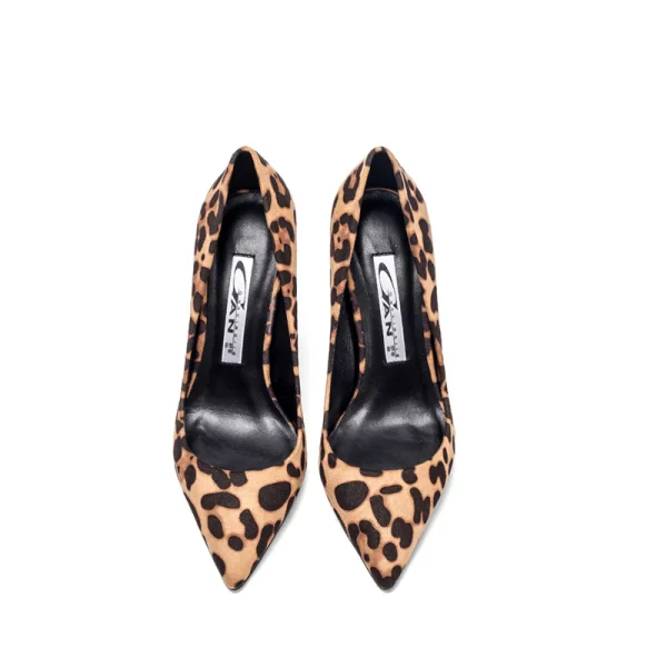 Mode Tan Afton Leopardmönstrad Pumps 2020 12 cm Stilettklackar Spetsiga Pumps