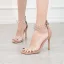 Transparent Summer Black Cocktail Party Rivet Womens Sandals 2020 10 cm Stiletto Heels Open / Peep Toe Sandals