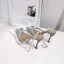Charming Silver Rhinestone Cocktail Party Womens Sandals 2020 Pearl Ankle Strap 9 cm Stiletto Heels Pointed Toe Sandals