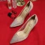 Schöne Nude Abend Strass Pumps 2020 10 cm Stilettos Spitzschuh Pumps