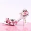 Chic / Beautiful White Flower Outdoor / Garden Womens Sandals 2020 Ankle Strap 9 cm Stiletto Heels Pointed Toe Sandals
