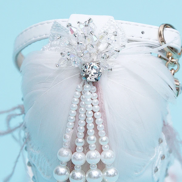 Elegant White Wedding Shoes 2020 Ankle Strap Pearl Rhinestone Lace Flower 9 cm Stiletto Heels Pointed Toe Wedding Sandals