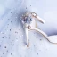 Elegante Weiß Brautschuhe 2020 Hochzeit Knöchelriemen Perle Strass Schleife 9 cm Stilettos Spitzschuh Sandaletten