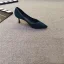 Vintage / Retro Black Prom Pumps 2020 Suede Rhinestone 7 cm Stiletto Heels Pointed Toe Pumps