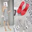 Chic / Beautiful White Summer Outdoor / Garden Crystal Womens Sandals 2020 17 cm Thick Heels Open / Peep Toe Sandals
