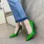 Enkel Hvit Kontor Patent Lær Pumps 2020 8 cm Stiletthæler Spisse Pumps