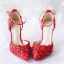Charmig Elfenben Spets Blomma Brudskor 2020 Rhinestone Ankelband 9 cm Stilettklackar Spetsiga Bröllop Sandaler