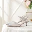 Charming Nude Casual Rhinestone Womens Sandals 2020 5 cm Stiletto Heels Pointed Toe Sandals