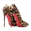 Fashion Brown Cocktail Party Leopard Print Pumps 2020 Leather 12 cm Stiletto Heels Pointed Toe Pumps