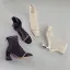 Chic / Beautiful Black Street Wear See-through Womens Sandals 2020 7 cm Thick Heels Pointed Toe Sandals