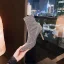 Uroczy Moda Srebrny Przypadkowy Cekiny Botki Buty Damskie 2020 8 cm Szpilki Szpiczaste Boots