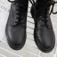 Fashion Winter Black Casual Leather Flat Round Toe Womens Boots 2020