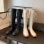 Fashion Chic / Beautiful Winter Black Mid Calf Womens Boots 2020 Street Wear Round Toe Flat Boots