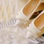 Élégant Ivoire Satin Perle Chaussure De Mariée 2020 7 cm Talons Aiguilles À Bout Pointu Mariage Escarpins