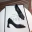 Enkla Aprikos / Beige Casual Mocka Pumps 2020 6 cm Tjocka Klackar Spetsiga Pumps