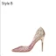 Glitzernden Charmant Pink Abend Pailletten Damenschuhe 2020 10 cm Stilettos Spitzschuh High Heels