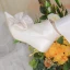 Elegant Winter Ivory Leather Ankle Womens Boots 2020 Bow 7 cm Stiletto Heels Pointed Toe Wedding Boots