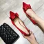 Chic / Beautiful Burgundy Prom Suede Pumps 2020 Leather Bow 6 cm Stiletto Heels Pointed Toe Pumps