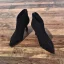 Modest / Simple Black Street Wear Ankle Suede Womens Boots 2020 Leather 6 cm Stiletto Heels Pointed Toe Boots