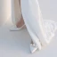 Elegant Ivory Pearl Wedding Shoes 2020 Leather 8 cm Stiletto Heels Pointed Toe Wedding Pumps