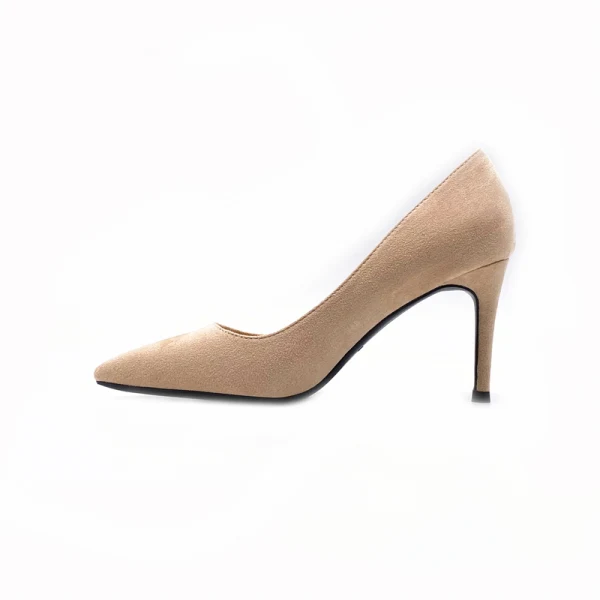 Schlicht Marineblau Büro OL Wildleder Pumps 2020 Leder 8 cm Stilettos Spitzschuh Pumps