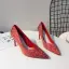 Glittrande Silver Afton Rhinestone Pumps 2020 8 cm Stilettklackar Spetsiga Pumps