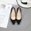 Modest / Simple Black Office OL Suede Pumps 2020 8 cm Thick Heels Pointed Toe Pumps