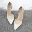 Charming Gradient-Color Gold Evening Party Womens Shoes 2020 Glitter Sequins 10 cm Stiletto Heels Pointed Toe Heels