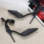 Fashion Black Prom Satin Womens Shoes 2020 Ankle Strap Bow 10 cm Stiletto Heels Pointed Toe Heels