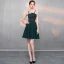 Modest / Simple Blushing Pink Homecoming Graduation Dresses 2018 A-Line / Princess Backless Spaghetti Straps Sleeveless Short Prom Dresses