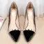 Mote Svart Aften Klinke Pumps 2020 Patent Lær 11 cm Stiletthæler Spisse Pumps