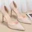 Elegant Black Suede Evening Party Womens Shoes 2020 10 cm Stiletto Heels Pointed Toe High Heels