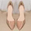 Minimalist Nude Office OL Womens Shoes 2020 10 cm Stiletto Heels Pointed Toe Heels