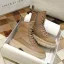 Fashion Chic / Beautiful Winter Tan Street Wear Leather Womens Boots 2020 Ankle Round Toe Boots