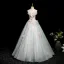 Elegant Mint Green Beading Lace Flower Appliques Prom Dresses 2025 Ball Gown Strapless Sleeveless Backless Floor-Length / Long Formal Dresses