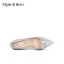 Scintillantes Argenté Faux Diamant Chaussure De Mariée 2020 Glitter Paillettes 10 cm Talons Aiguilles À Bout Pointu Mariage Escarpins