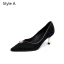 Sexy Soirée Imprimé Léopard Escarpins 2020 Cuir 5 cm Talons Aiguilles À Bout Pointu Escarpins