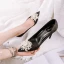Élégant Rouge Perle Chaussure De Mariée 2020 Cuir 9 cm Talons Aiguilles À Bout Pointu Mariage Escarpins