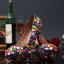 Sexy Multi-Colors Crystal Rhinestone Rave Club Pumps 2020 Leather Waterproof 14 cm Stiletto Heels Pointed Toe Pumps