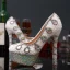 Charming Chic / Beautiful Ivory Pearl Crystal Wedding Shoes 2020 Rhinestone Leather Waterproof 14 cm Stiletto Heels Pointed Toe Wedding Pumps
