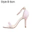 Sexy Multi-Couleurs Faux Diamant Soirée Sandales Femme 2020 Bride Cheville 9 cm Talons Aiguilles Peep Toes / Bout Ouvert Sandales