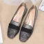 Fashion Silver Black Street Wear Sequins Pumps 2020 Bow 3 cm Thick Heels Low Heel Pointed Toe Pumps