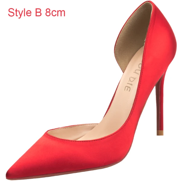 Chic / Beautiful Red Office OL Womens Shoes 2020 10 cm Stiletto Heels Pointed Toe Heels