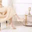 Chic / Beautiful White Rhinestone Wedding Shoes 2020 Leather 10 cm Stiletto Heels Pointed Toe Wedding Pumps