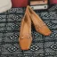 Vintage Braun Freizeit Pumps 2021 Leder 5 cm Stilettos Quadratische Zehe Pumps