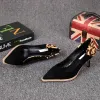 Chic / Beautiful Black Cocktail Party Leopard Print Pumps 2021 Suede Leather 6 cm Stiletto Heels Pointed Toe Pumps