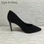Glitter Zwarte Avond Rhinestone Pumps 2021 8 cm Naaldhakken / Stiletto Spitse Neus Pumps